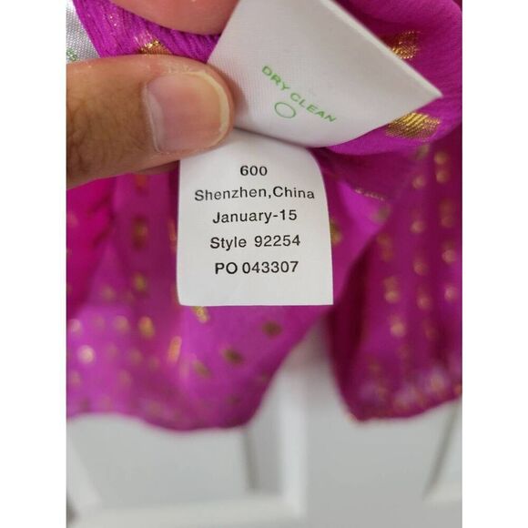 Lilly Pulitzer Silk Colby Top size M MSRP $168 - Picture 5 of 9